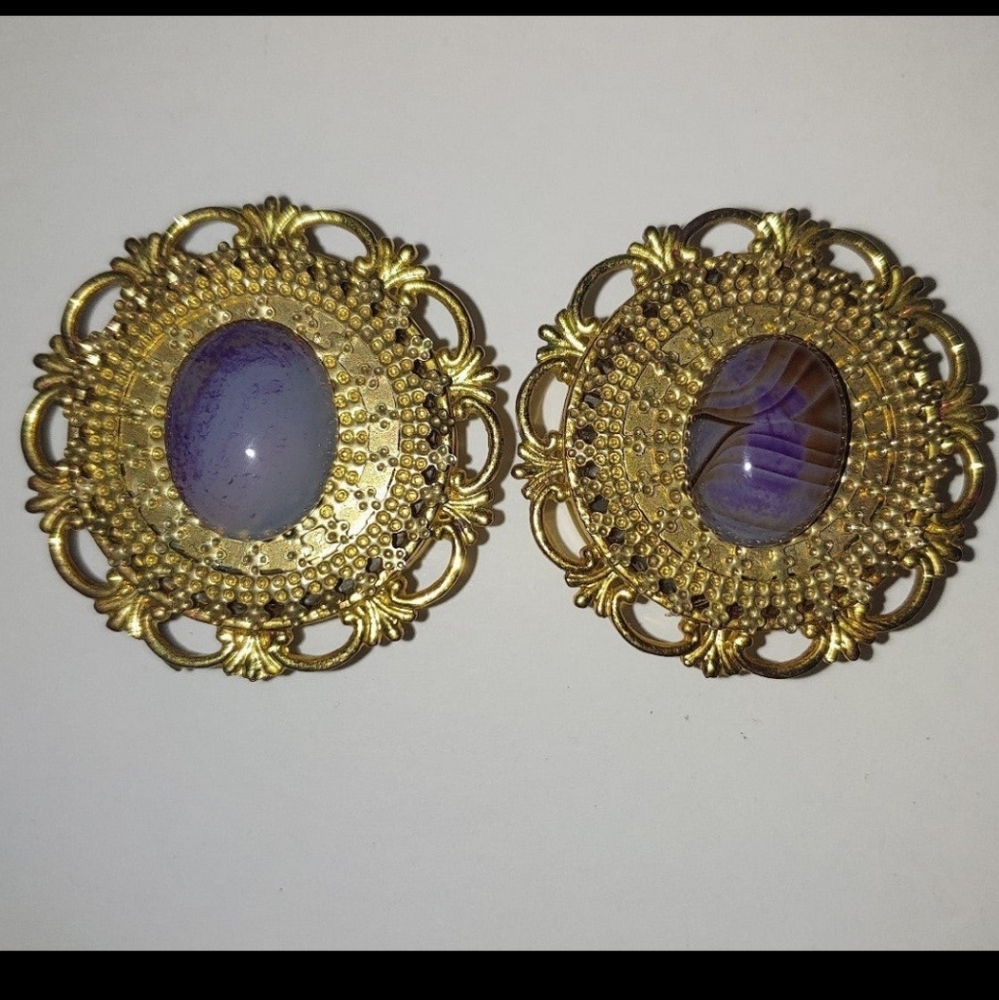 35mm Plugs Purple Gauge Earrings Ear Rings